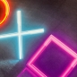 Preview: Rutschfester Gamingteppich im Neonfarbenen Muster