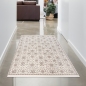 Preview: Wohnzimmerteppich modern florales orientales Muster in beige