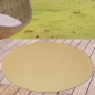 Preview: Moderner Sisalteppich flachgewebt für In- & Outdoor • in gelb