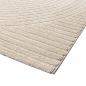 Preview: Teppich Wohnzimmerteppich hell weich Bogenmuster beige