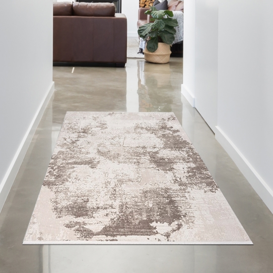 Preview: Abstrakter Wohnzimmerteppich im Vintage-Design mit Used-Look in Beige Preview: Abstrakter Wohnzimmerteppich im Vintage-Design mit Used-Look in Beige