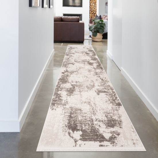 Preview: Abstrakter Wohnzimmerteppich im Vintage-Design mit Used-Look in Beige Preview: Abstrakter Wohnzimmerteppich im Vintage-Design mit Used-Look in Beige