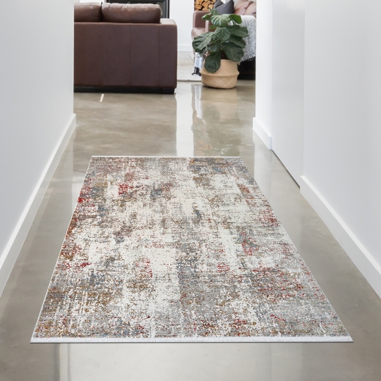 Preview: Teppich Zeitgemäß Wohnzimmer einzigartiges Muster mit abstraktem Stil Multifarben Preview: Teppich Zeitgemäß Wohnzimmer einzigartiges Muster mit abstraktem Stil Multifarben