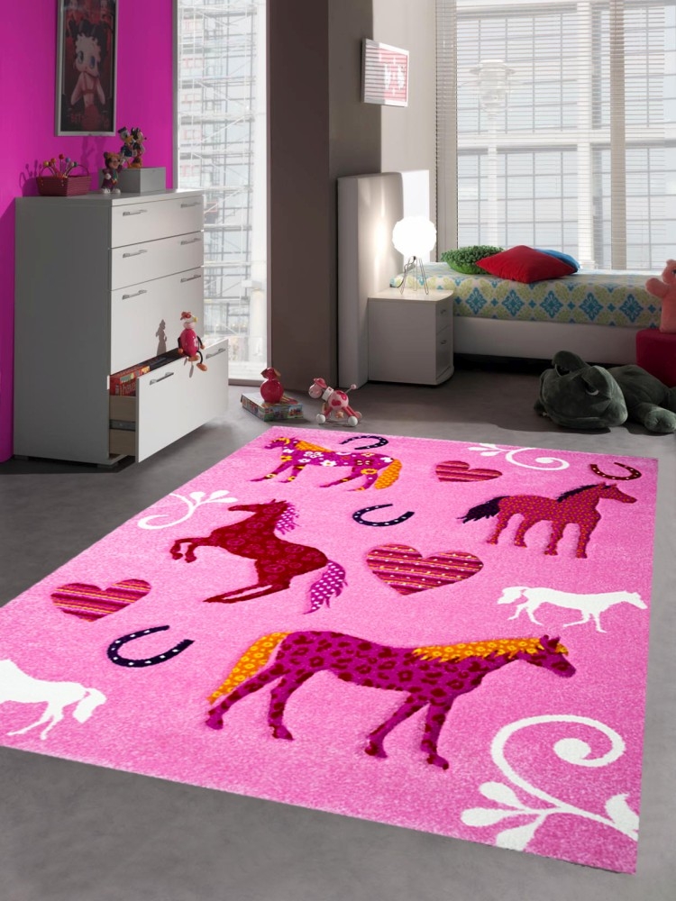 Carpetia.de - Teppich für Kinderzimmer mit Pferden ...