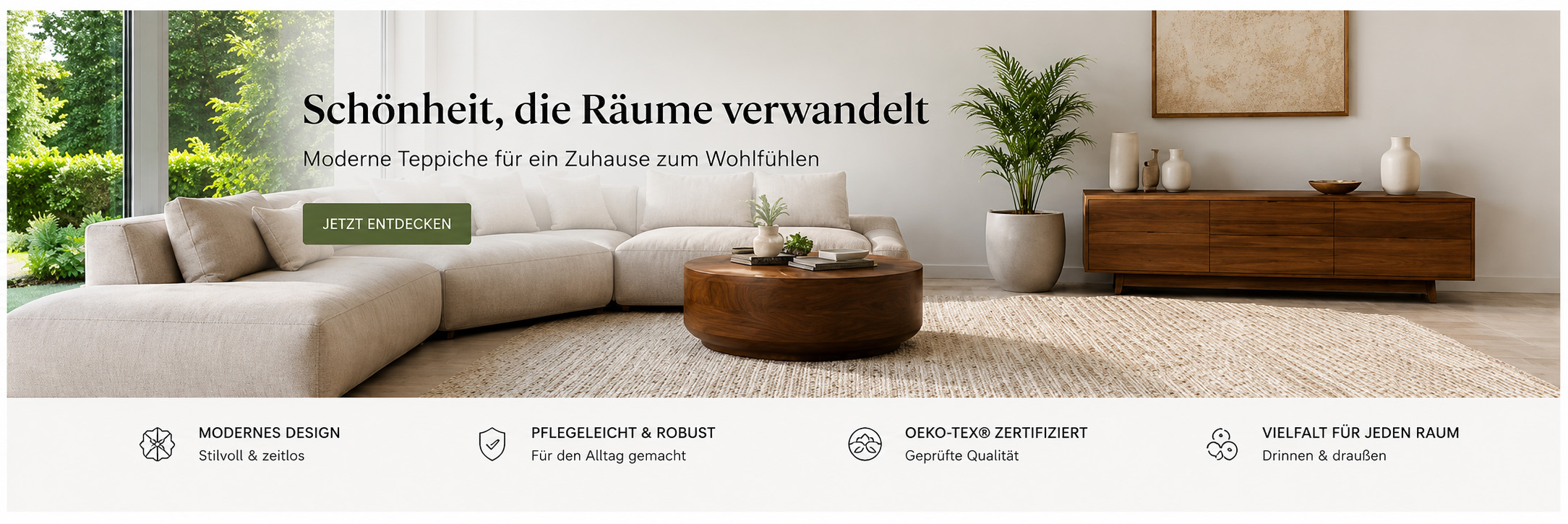 Moderne Teppiche für ein wohnliches Zuhause entdecken Moderne Teppiche für Wohnzimmer und weitere Wohnräume von CARPETIA